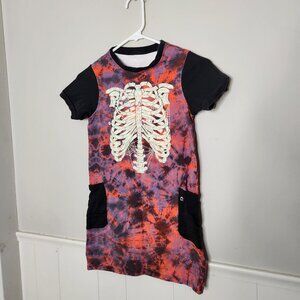RAGS Tie Dye Skeleton Dress